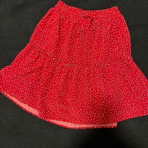 Red Polka Dot Junior's Skirt - HYFVE